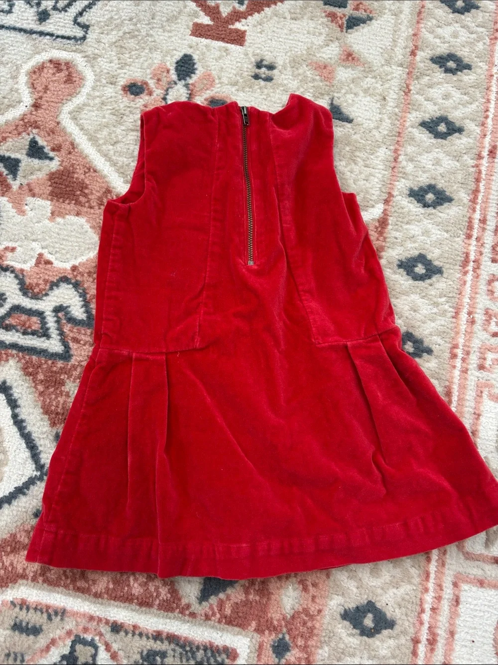 GAP Red Velvet Sleeveless Girls' Dress